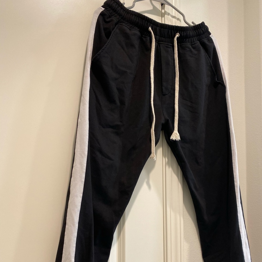 Stripe jogger pants